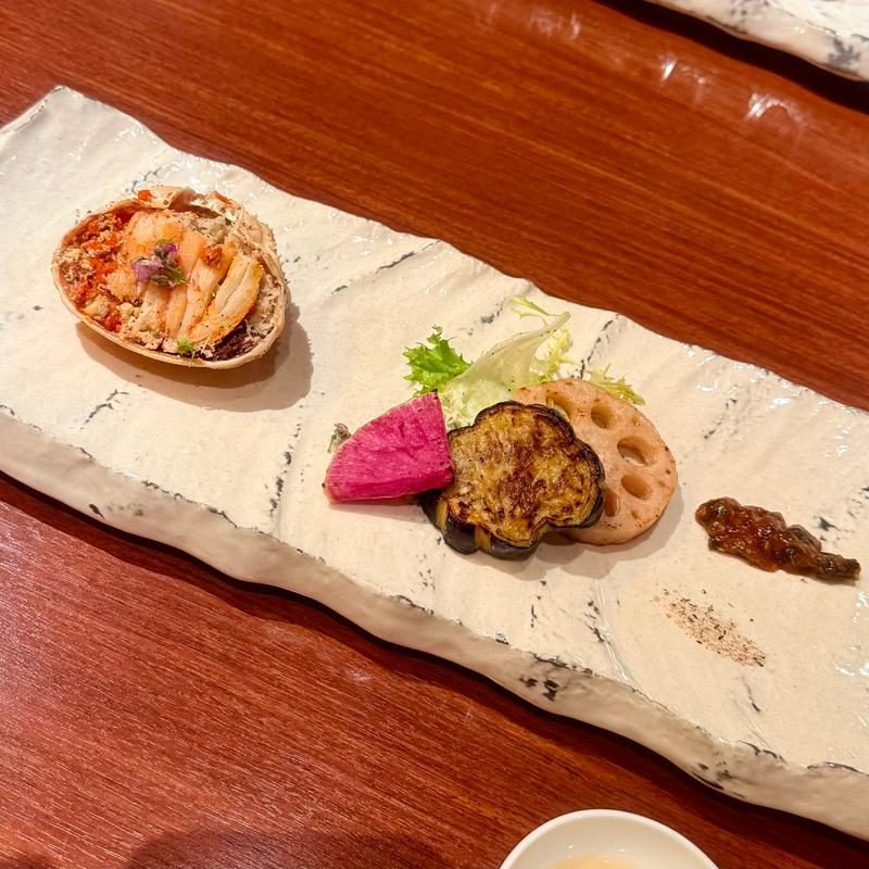 四季彩コース　蟹の甲羅蒸し(四季彩茶寮 旬香)