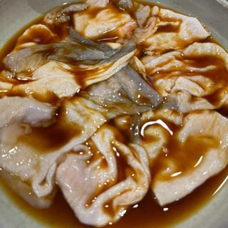 フグの皮焼き 塩にんにく