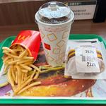 昼マック　ダブルチーズバーガー