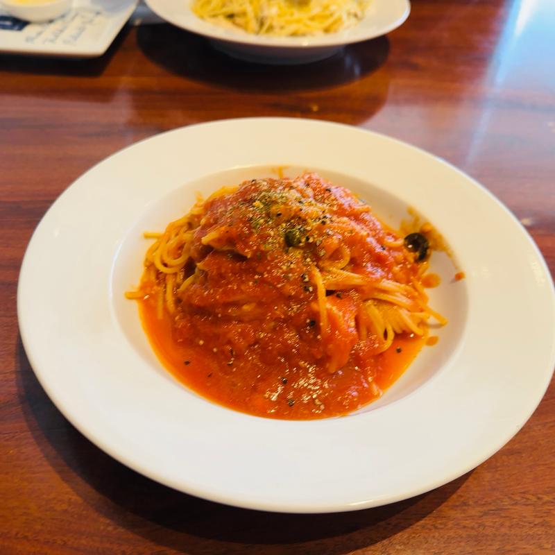 アンチョビと白身魚のトマトソーススパゲッティ(ピア サピド 天童店 （pia Sapido）)