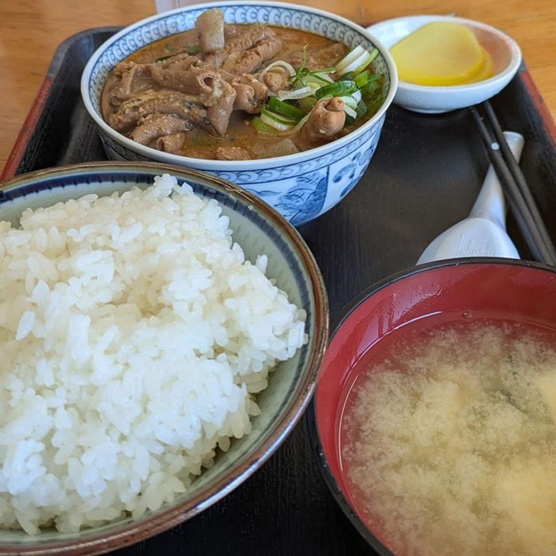 モツ煮定食(永井食堂)