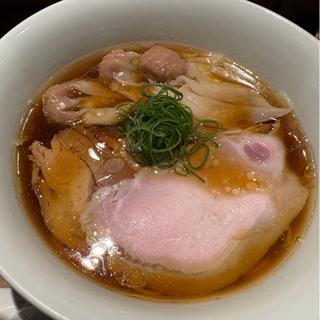 ワンタン醤油らぁめん(麺 ふじさき)