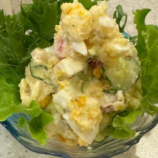 大人のいぶりがっこポテトサラダ(とりさだ)