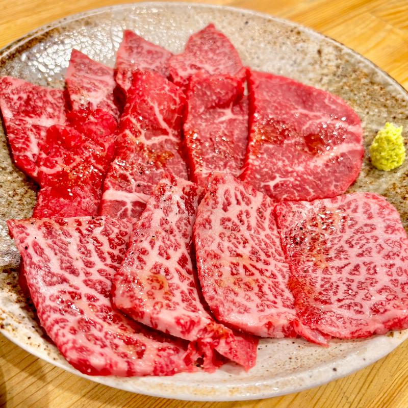 赤身3種盛り(横綱三四郎 西荻窪店)