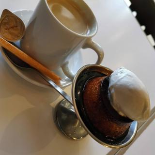 ホットコーヒー＋ととのうプリン(町の洋食 パーラーオオハシ)