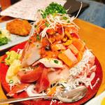 赤富士盛りこぼれ寿司