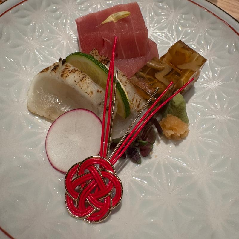 刺身盛り合わせ(個室会席 北大路 赤坂茶寮)