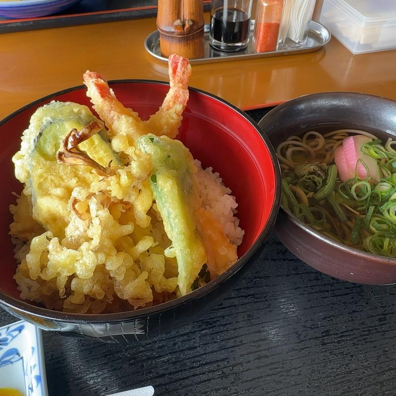 天丼定食(お食事処 野の花)