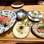 鮮魚のお造り盛り込み5種