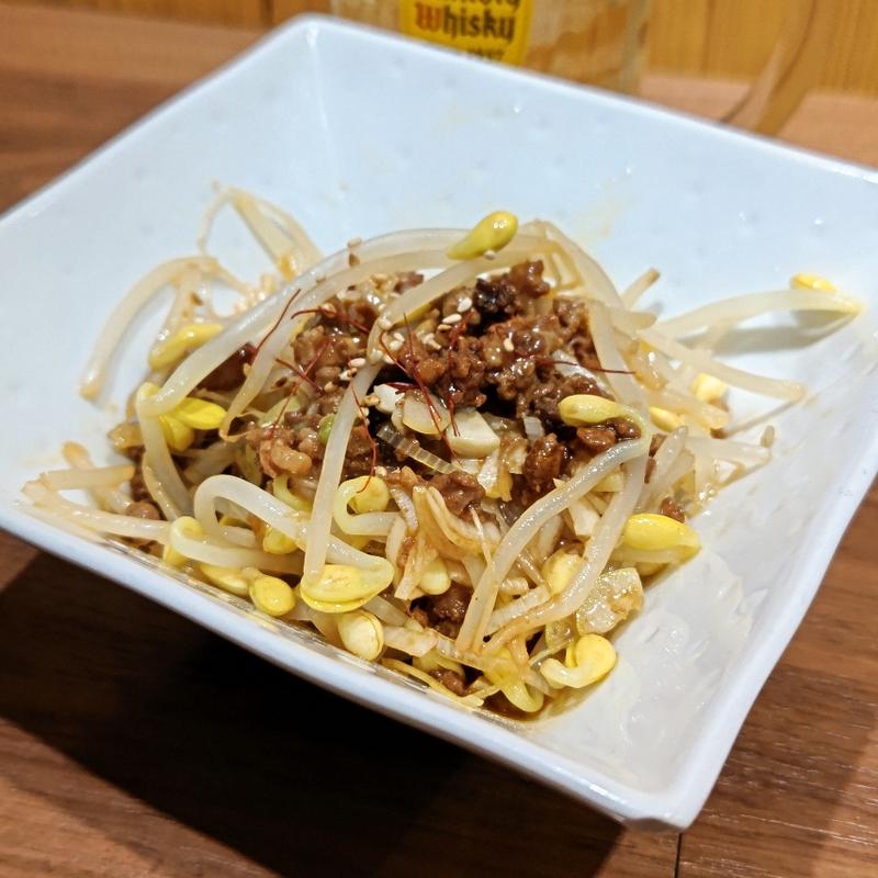 豆もやしの肉味噌和え(四川麻辣火鍋天府 関内店)