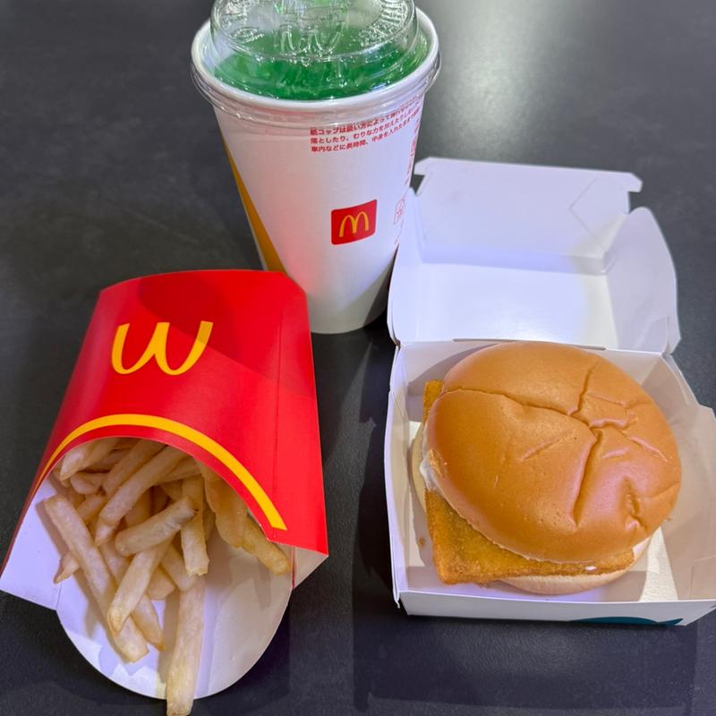 フィレオフィッシュセット(マクドナルド エキア谷塚店)