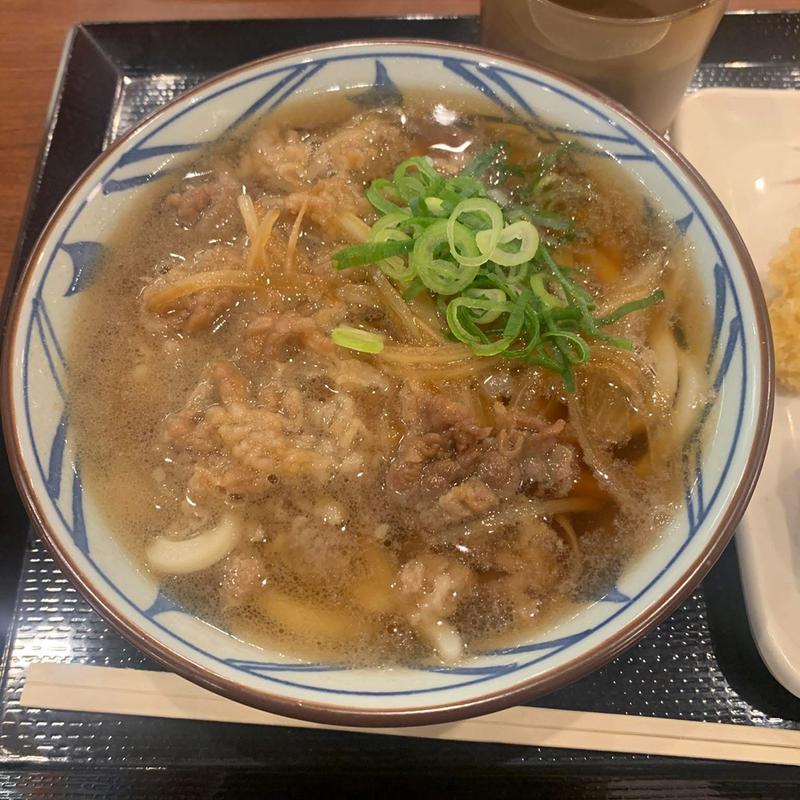 焼きたて肉うどん(丸亀製麺武蔵小杉)