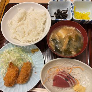 カキフライ定食