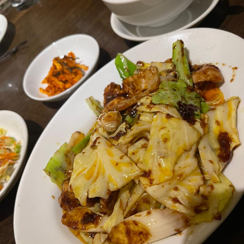 回鍋肉定食(燕郷房)