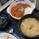 うまトマハンバーグ定食(松屋 中村橋店 )