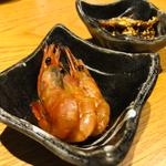 お通し_甘海老の漬け