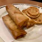 春巻と蓮根の包揚げ