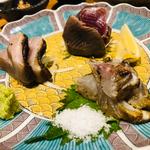 藁焼き三種盛り合わせ 