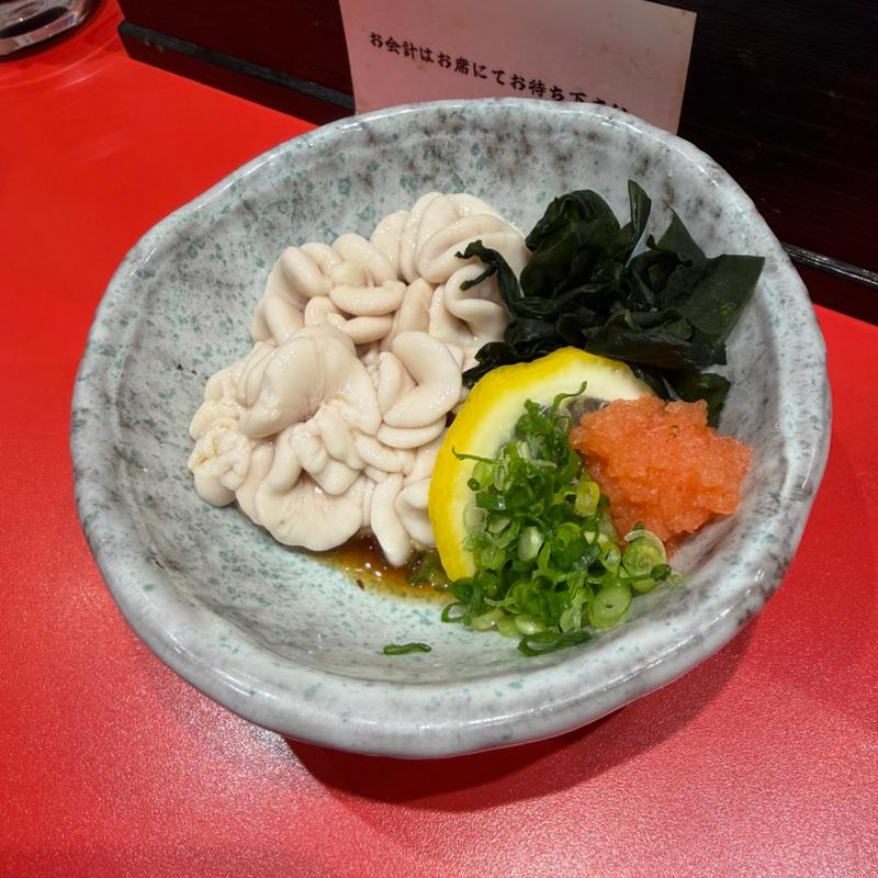 白子ポン酢(鮨と酒 【謹賀】 大阪2ビル店 | 大衆寿司)