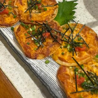 パリパリ明太ミニピザ(とりさだ)