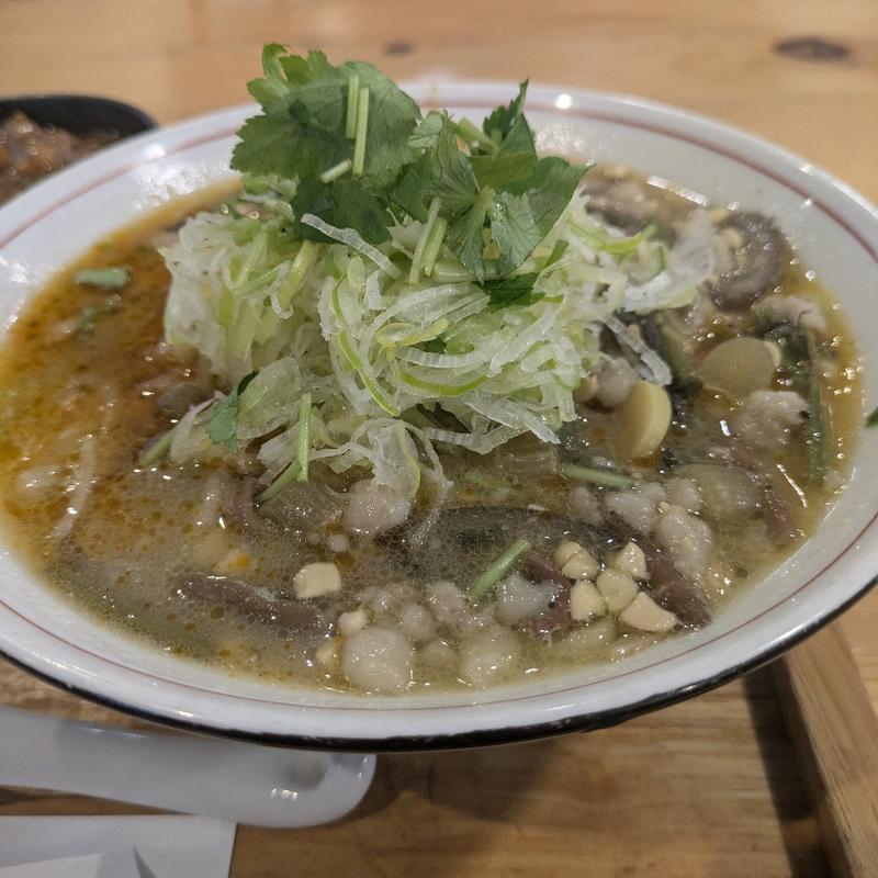 味噌納豆汁ラーメン【1月限定ラーメン】(中華そば 肴 yamago(ヤマゴ))
