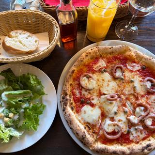 本日の石窯焼きピッツァ