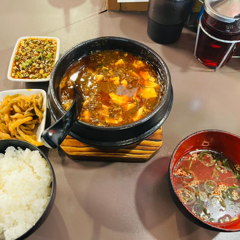 麻婆豆腐定食(博多ちんちん)