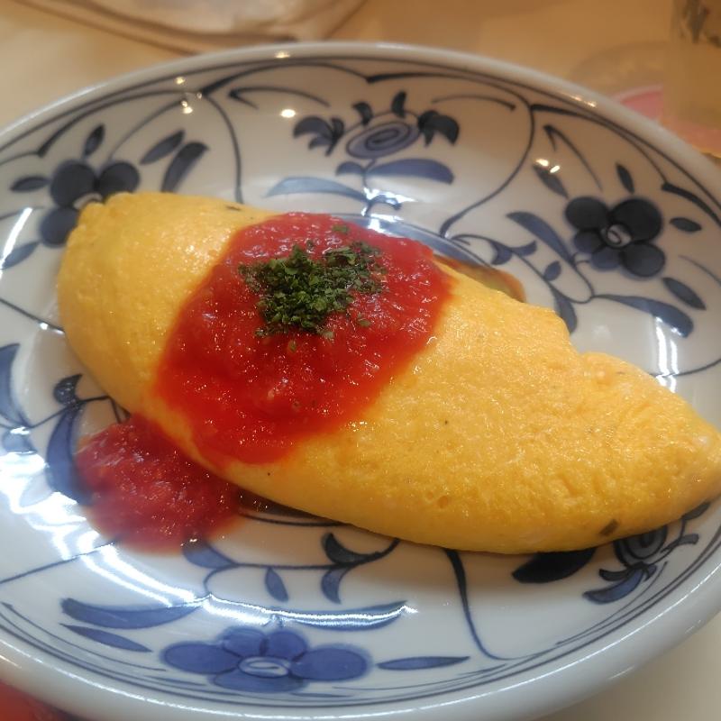 チーズオムレツ ケチャップ(パスタ食堂 源七)