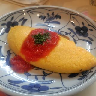 チーズオムレツ ケチャップ(パスタ食堂 源七)