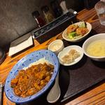 ランチセットB（麻婆麻婆）(恵比寿餃子 大豊記 西新宿)