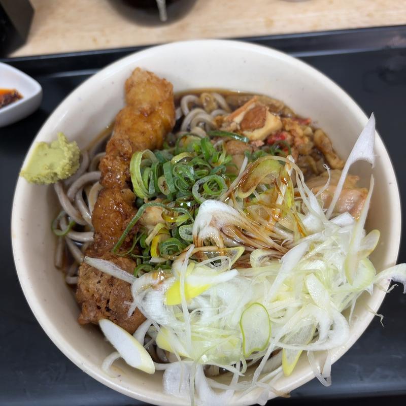 冷やし肉そば(立ち食いそばうどん 松石)
