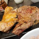 馬ヒレステーキ＋チキンステーキ替え肉無料