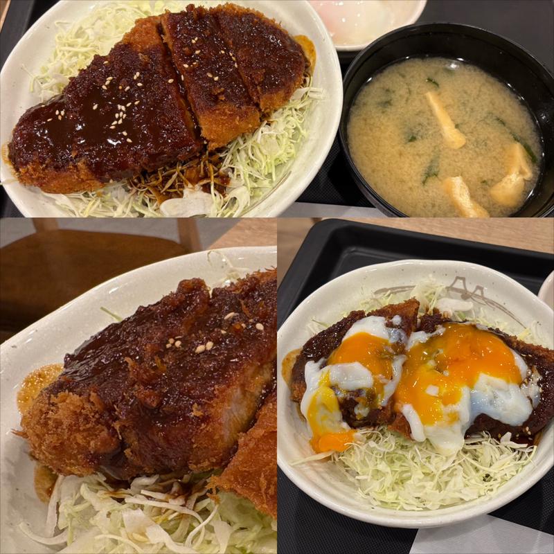 かつ丼・温泉玉子(かつや 横浜長津田店)