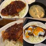 かつ丼・温泉玉子