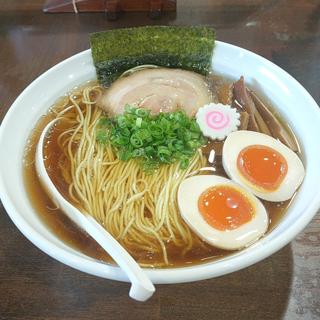昔ながらのらーめん 醤油 大盛り 玉子
