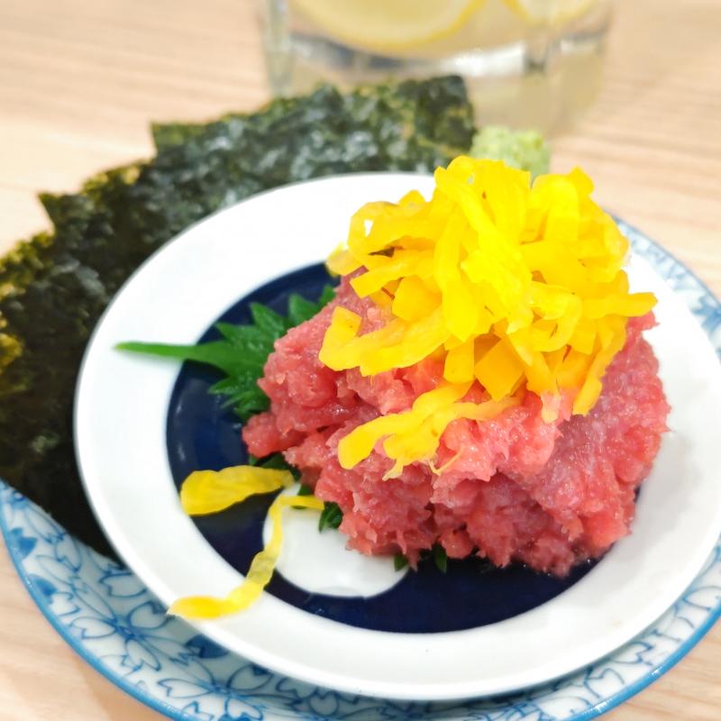 本物とろたくつまみ(貝・海苔巻き 野毛しらはら)