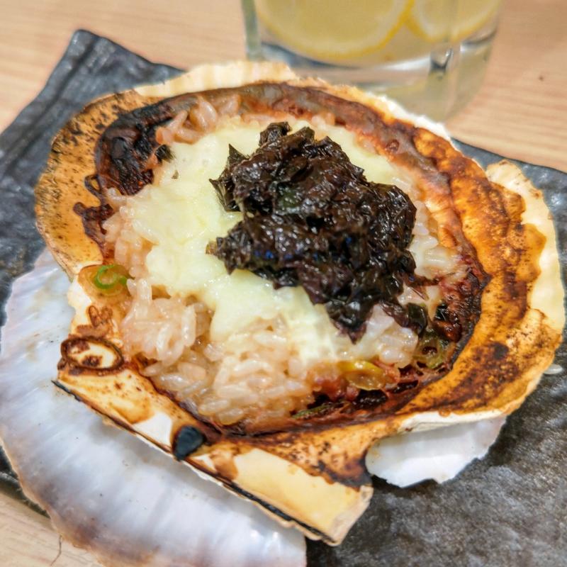 〆しゃりリゾット(貝・海苔巻き 野毛しらはら)