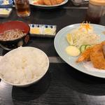 ミックスフライ定食