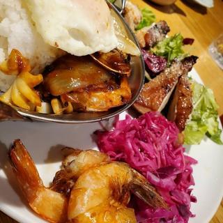 シーフードガパオプレート