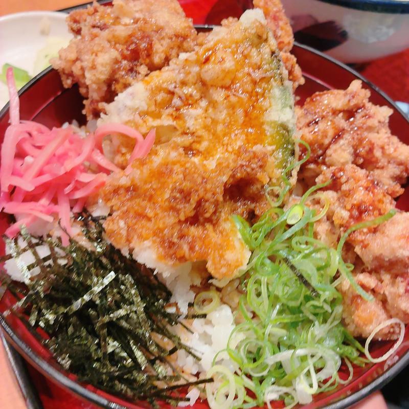 唐揚げ丼(そば吉 広島アルパーク店 )