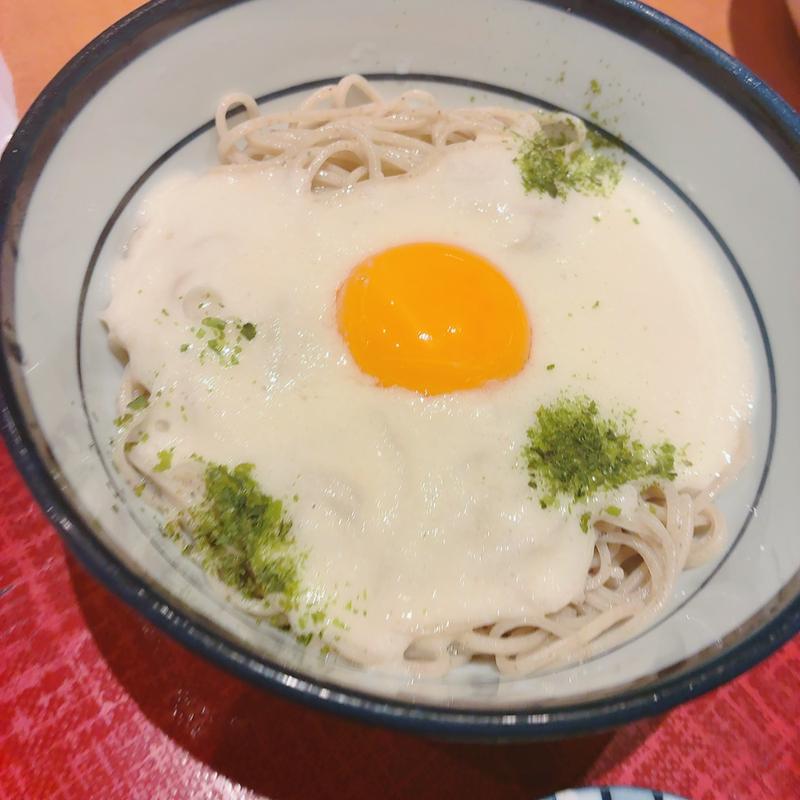 とろろ蕎麦（唐揚げ丼セット）(そば吉 広島アルパーク店 )