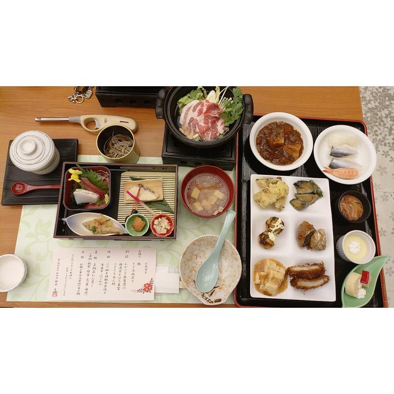 夕食(あだたら高原岳温泉　鏡が池　碧山亭 （へきざんてい）)