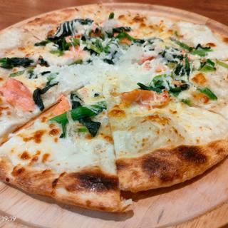 サーモンとクリームのぴざ(オリーブの丘 川崎神木本町店)