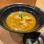 鶏天カレーうどん