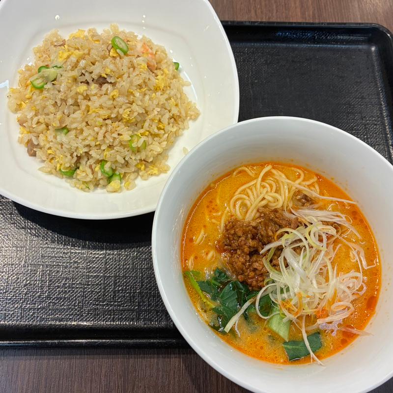 白タン・チャーセット（白胡麻担々麺+チャーハン）(南国酒家 ららぽーと横浜店)