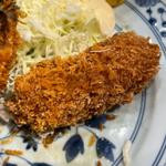 いわしのフライとホタテのクリームコロック定食（魚金30周年記念1000円ランチ）(ワンコイン割烹 川崎魚金)