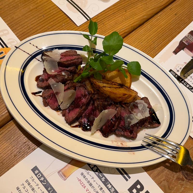 ハラミのタリアータ(ビッレリア&ピッツェリア ルーチェ （LUCE）)