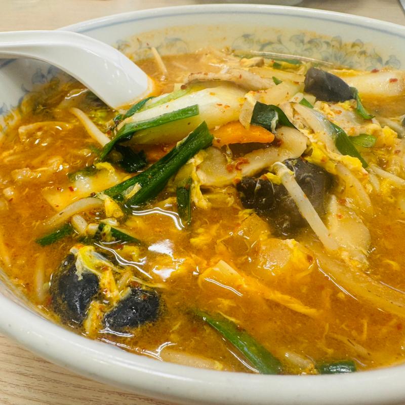 旨辛菜麺(ぎょうざの満洲 千歳船橋駅前)