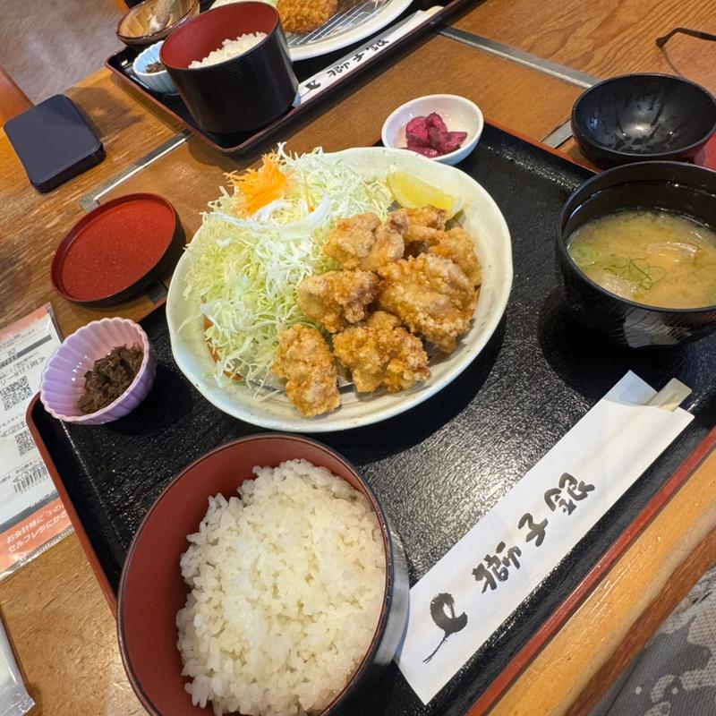 唐揚げ定食(獅子銀 とうじょう店（道の駅 とうじょう）)