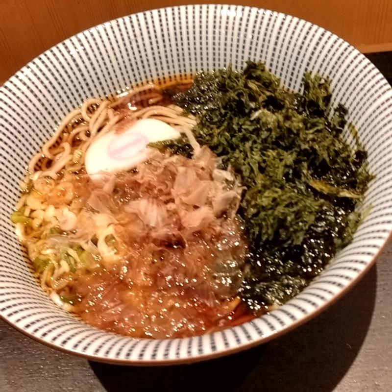 国産海苔そば(そばいち新宿店)